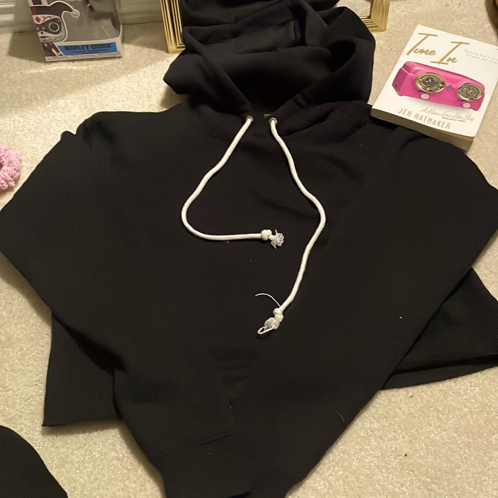 Xs crop top hoodie